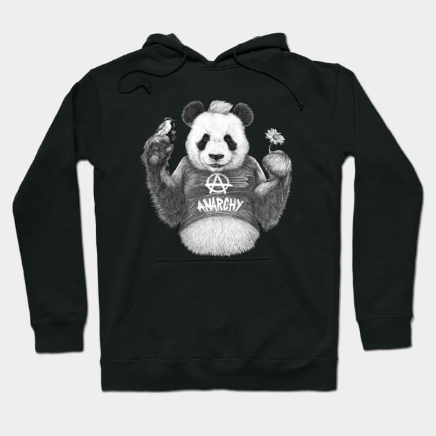 Punk Panda Hoodie by ronnkools